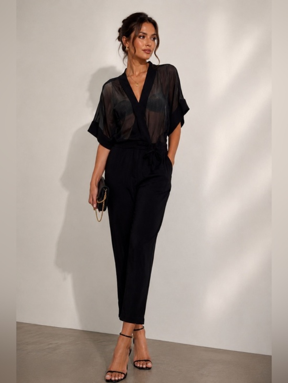 Sandro Kimonoia Jumpsuit